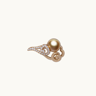 Golden Ruyi Brooch